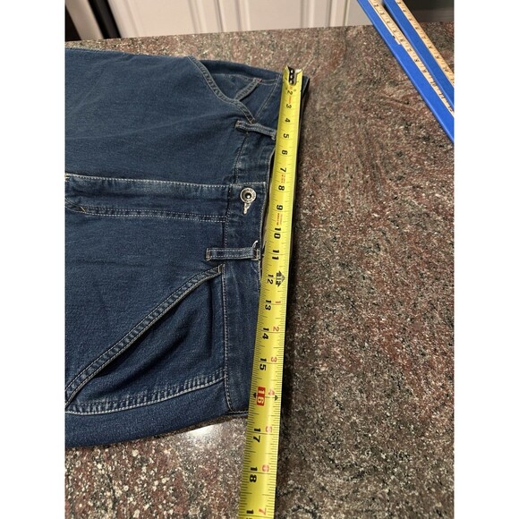 GAP fleece lined denim carpenter painter work pants sz 38 tag vtg y2k workwear - Picture 6 of 11